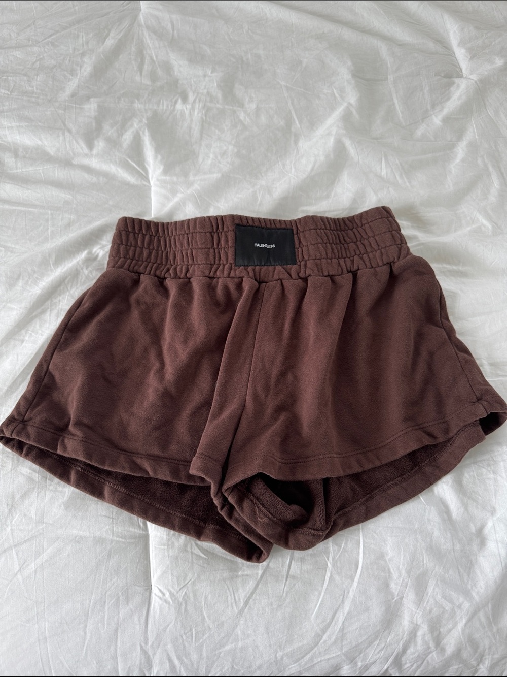 TALENTLESS Dark Brown Lounge Shorts